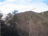 Monte Cit in Monte Cit di Dentro  kota 1555 tik nad Monte Cit di Dentro